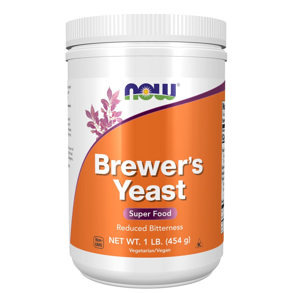 JETZT Nahrungsergänzungsmittel, Bierhefepulver mit natürlich vorkommenden Proteinen und B-Vitaminen, 1-Pound