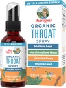 MaryRuth Organics USDA Spray pour la gorge biologique avec feuille de Mullein.