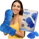 CREATRILL Microwavable Therapy Mittens Natural Unscented Gloves Moist Heat Therapy für Raynauds Arthritis Fingers Schmerzlinderung