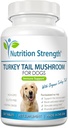 Türkei Tail Mushroom für Hunde zu unterstützen ein starkes Immunsystem, fördern Gut Gesundheit, Antioxidante Aktivität & Entzündungsrelief, reduzieren Fatigue & Boost Stamina, 120 Kautabletten