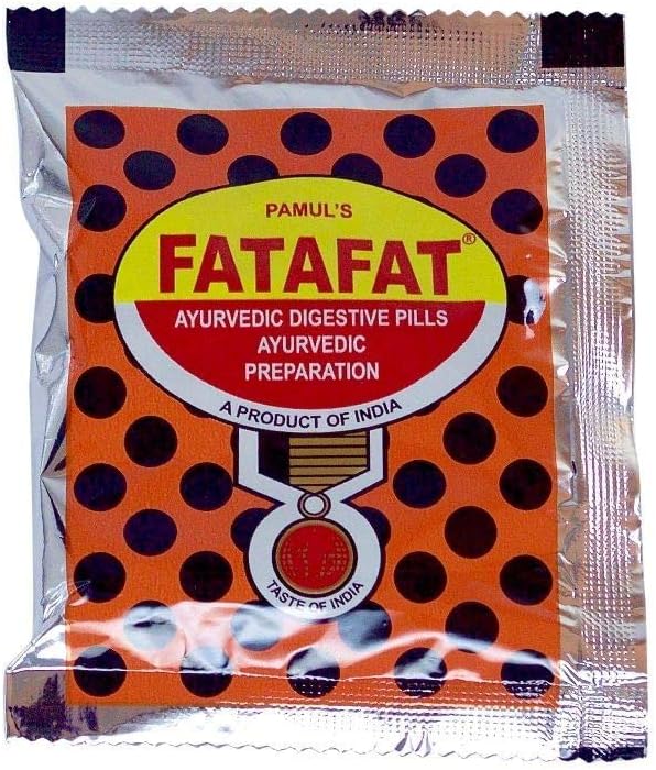 Fatafat Ayurvedic Digestive Pills (10x Packs x 13g Jeder) von Indian Fancy
