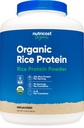Nutricost Organic Rice Protein Powder (5 LB) - Glutenfrei, GMO-frei (von Brown Rice)
