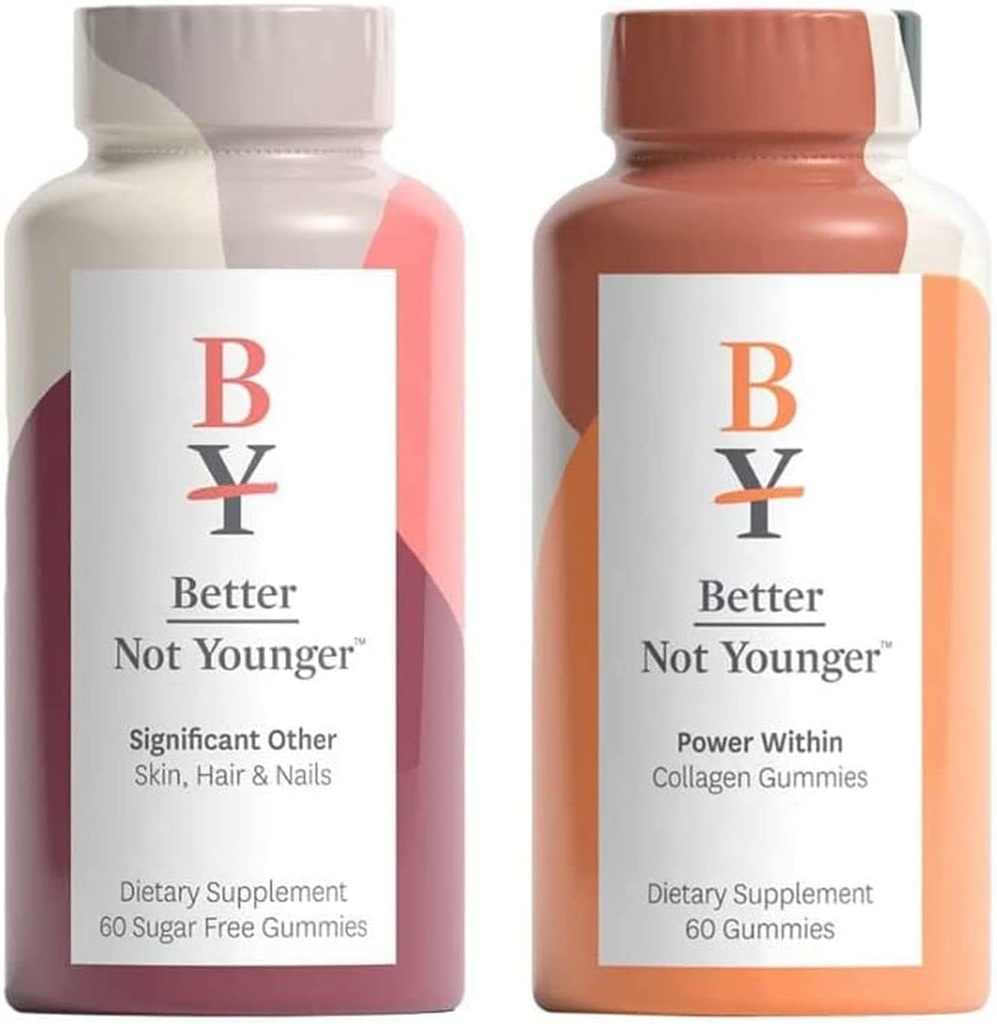 Besser nicht jüngere Leistung innerhalb Haut und Kopfhaut Collagen Nahrungsergänzung und Signifikante andere Haare, Haut, & Nails Nahrungsergänzung Bundle, Glutenfreie Kaugummis