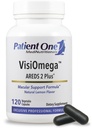 Patient 1 VisiOmega: aide à la santé des yeux* AREDS 2 Supplément vitamine, minéral et antioxydant Plus Omega 3 Huile de poisson et plus de 120 Capsules