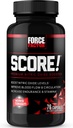 Facteur de force SCORE! Supplément d'oxyde nitrique pour les hommes avec de l'herbe de chèvre en chaleur, L-Citrulline, Ashwagandha, Black Maca & Tribulus, Ignite Drive & Energy, Augmenter l'endurance, pour la vitalité masculine, 76 capsules