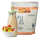 Kraftstoff Vegan Protein Pulver Frucht Geschmack - 21g Protein Jede Servierung, Köstliche pflanzenbasierte Mischung für Muskelwachstum, von Pea, mit Vegan D3, keine künstlichen Geschmacksrichtungen, Glutenfrei