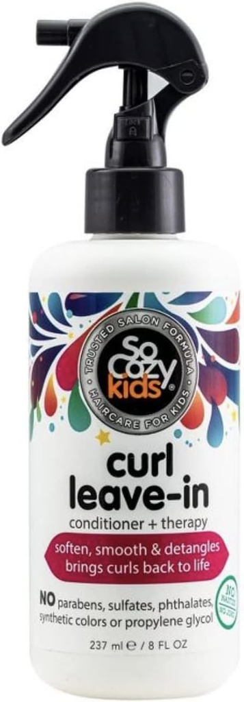 L'il Critters Fiber Gummy Supplément pour le support digestif pour enfants, 90 Gummies & So Cozy Leave in Conditioner Spray pour les enfants Démêleur à cheveux bouclés, 8 Fl Oz