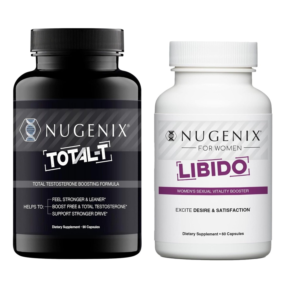 Nugenix His & Hers Bundle - Rehausseur de la libido et de la testostérone totale pour femmes