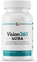 Jetzt aufhören - Vision360 Ultra AREDS2 - Vision and Eye Health - Eases Eye Strain and Fatigue - Vitamin C, Vitamin E, Vitamin D3, Vitamin B2 und B12, Zink, Kupfer, Astaxanthin, Lutein - 60 Vcaps