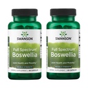 Swanson Double force Boswellia-Herbal Supplément Promouvoir le soutien conjoint-Ayurvedic Herb pour la flexibilité conjointe et le soutien de la mobilité-Fabriqué avec la résine Boswellia Serrata-(60 Capsules, 800mg Chaque) 2 Pack