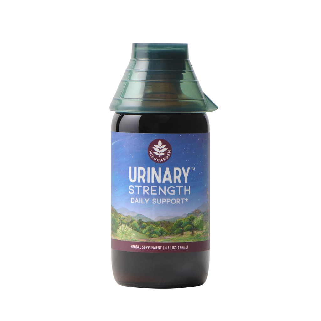 WishGarden Kräuter Urinary Strength - Pflanzenbasierte Kräuterergänzung mit Cranberry, Uva Ursi & Usnea unterstützt Urinary Tract Health und Discomforts, fördert Lymphatic Function, Mikrobielle Balance, 4oz