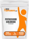 BulkSupplements.com Kaliumchlorid Pulver - Salzsubstitute, Kaliumsalz - Glutenfrei, 200mg pro Servierung, 1kg (2.2 lbs) (Pack von 1)