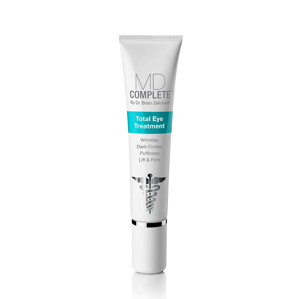MD Komplette Augenbehandlung | Anti-Aging Hydrating Skin Renewal Eye Treatment | mit Peptiden, Vitaminen C & E und Hyaluronsäure für Falten, Fine Lines und Crows Feet 0.5 fl oz