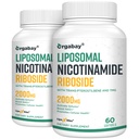 Orgabay Liposomal Nicotinamide Riboside 2000 MG avec TMG et Pterostilbene, Boosting NAD+, Soutenir le vieillissement en santé, 120 Compte