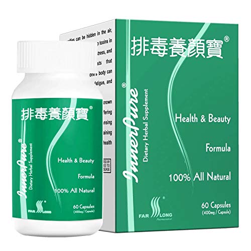 InnerPure ® with 6 HERBSSupport Healthy Bowel Movements and Enhance Digestive Wellness. Promote Regularity, Nurture Gut Health, and Achieve Digestive Balance 排毒养颜胶囊,60 Capsules