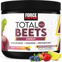 FORCE FACTOR Total Beets Beet Root Powder mit Energie, NO3-T® Nitrate zur Unterstützung von Zirkulation, Blutdruck, Blutfluss und Stamina - Plus Green Tea Extract. Eine Superfood-Ergänzung, 30 Portionen
