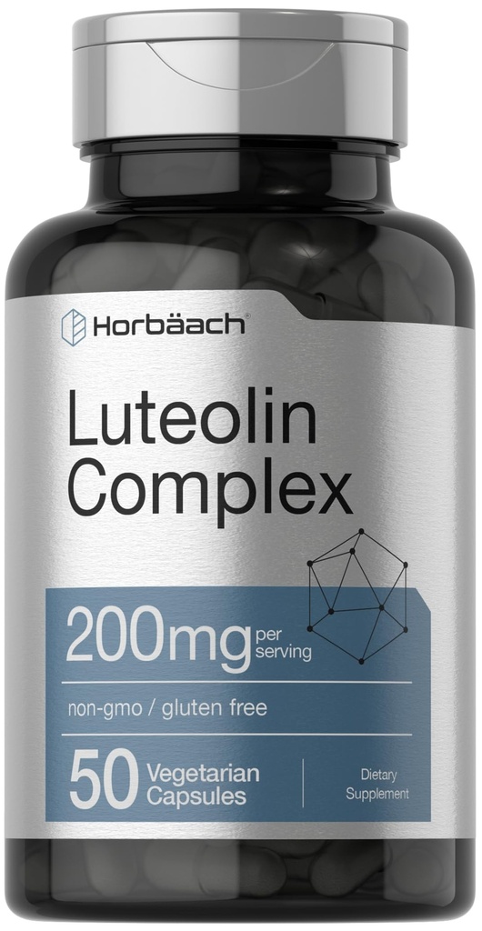Supplément complexe de lutéolin Horbäach avec Rutin de 50 capsules