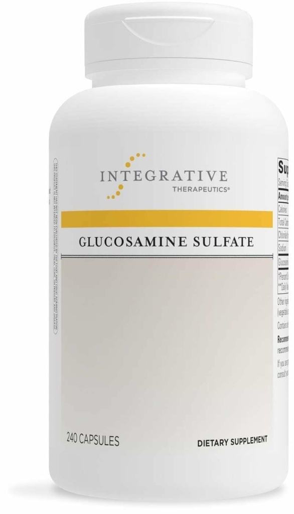 Integrative Therapie Glucosamine Sulfat - Cartilage Support Supplement* - Baustein des Knorpels - Glutenfrei & Dairy-frei - 240 Kapseln (80 Portionen)