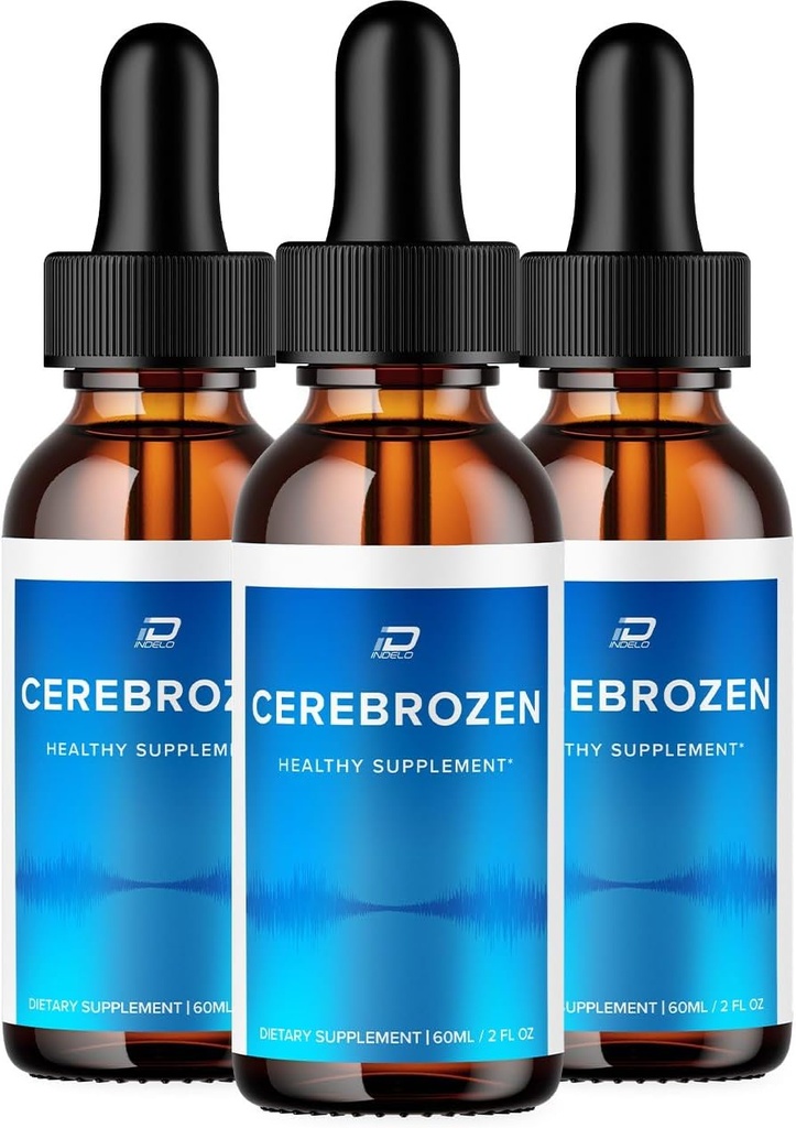 Cerebrozen Tinnitus Ohr Tropfen - Cerebrozen 24, Cerebrozen Flüssigkeitstropfen, Cerebrozen Bewertungen, Cerebrozen Tropfen für Ohrentlastung (3 Pack - 180 ML)