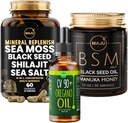 Maju Superfoods Huile d'Origan, BSM no. 1 et Capsules de régénération minérale