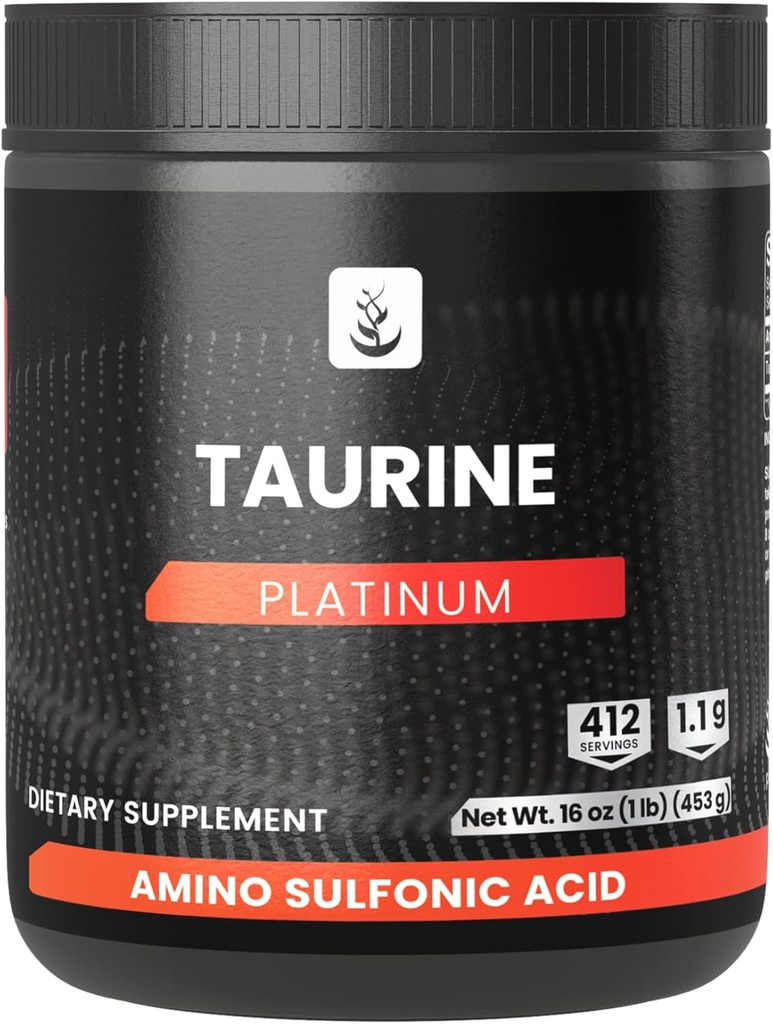 PURE ORIGINAL INGREDIENTS Taurinpulver, 1 lb, Immer rein, keine Zusatzstoffe