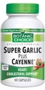 Botanische Wahl Super Knoblauch Plus Cayenne, 60 Kapseln