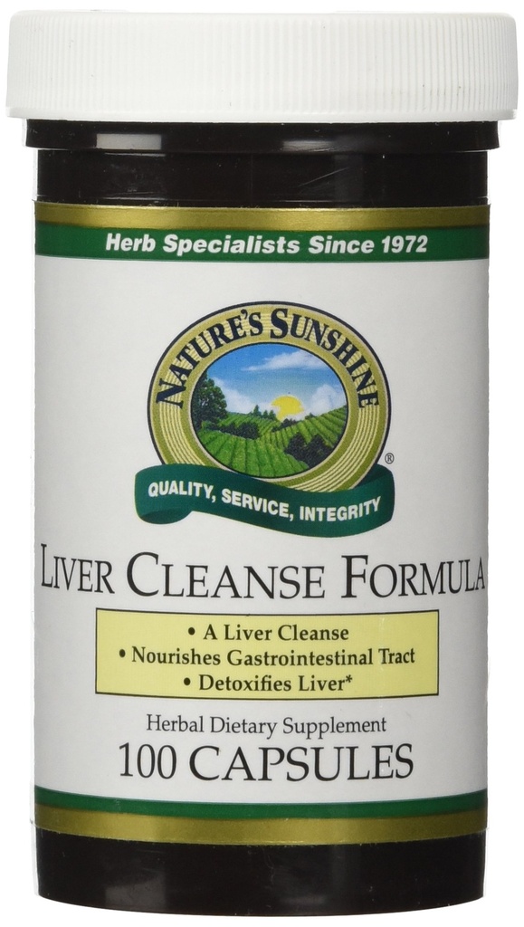 Nature's Sunshine Liver Cleanse Formula, 100 Kapseln | Eine Mischung von Kräutern entworfen, um die Leber und Gallenblase durch Reinigung und Entgiftung zu säubern