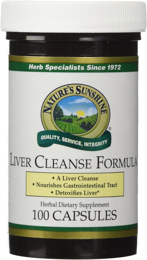 Nature's Sunshine Liver Cleanse Formula, 100 Capsules | A Blend of Herbs Designed to Nourish the Liver and Gallbladder Through Cleansing and Detoxification