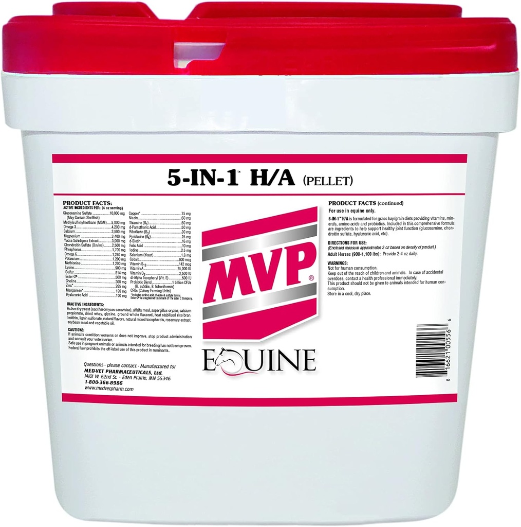 5-in-1 H/A (20lb) Alles in einer Unterstützung für Pferde.