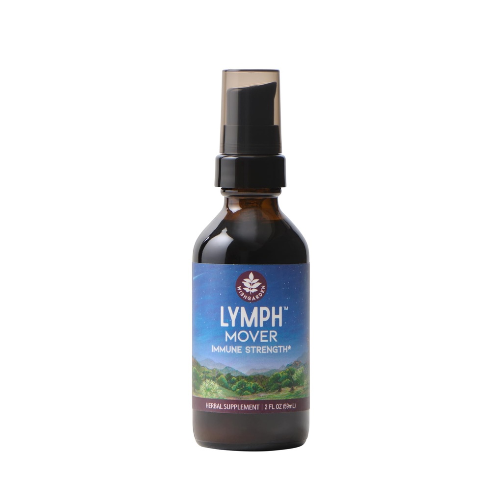 WishJarden Herbes Lymph Mover Immune Strength - Drainage lymphatique naturel à base de plantes et complément de nettoyage lymphatique avec Echinacea pour le soutien immunitaire, soutient la fonction de système lymphatique sain, 2oz