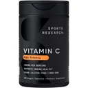 Sportforschung Hohe Potenz Vitamin C-Ergänzung - Vegan Veggie Kapseln für Antioxidantien Aktivität & Immununterstützung - Non-GMO Verified & Glutenfrei - Ascorbinsäure Vitamin C 1000mg, 240 Count