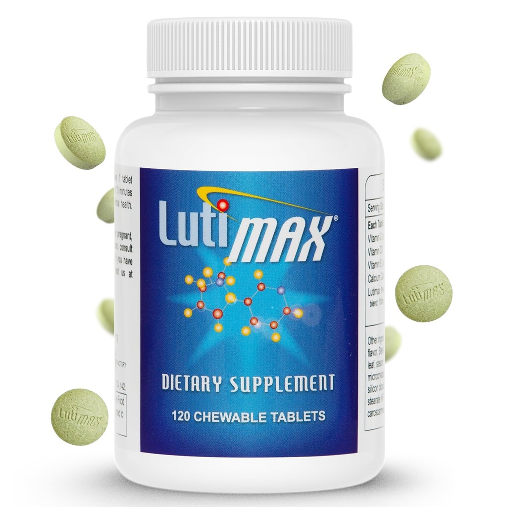 Lutimax Luteolin Complex w/Rutin - Immununterstützung Gehirn-Ergänzungen - Bioflavonoide w/Vitamin C, D & E für Gelenke, Muskeln und Ernährungsfragen - Antioxidantien-Ergänzung w/Immune-Unterstützung - 120 Tabletten