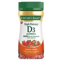 Natur Bounty Vitamin D 5000 IU Gummis, Vitamin D3 hohe Potenz Immununterstützung & Knochengesundheitsergänzung, 5000 IU in 1 Gummy, Erdbeeren Geschmack, 2 Monat Versorgung, 60 vegetarische Gummi für Erwachsene