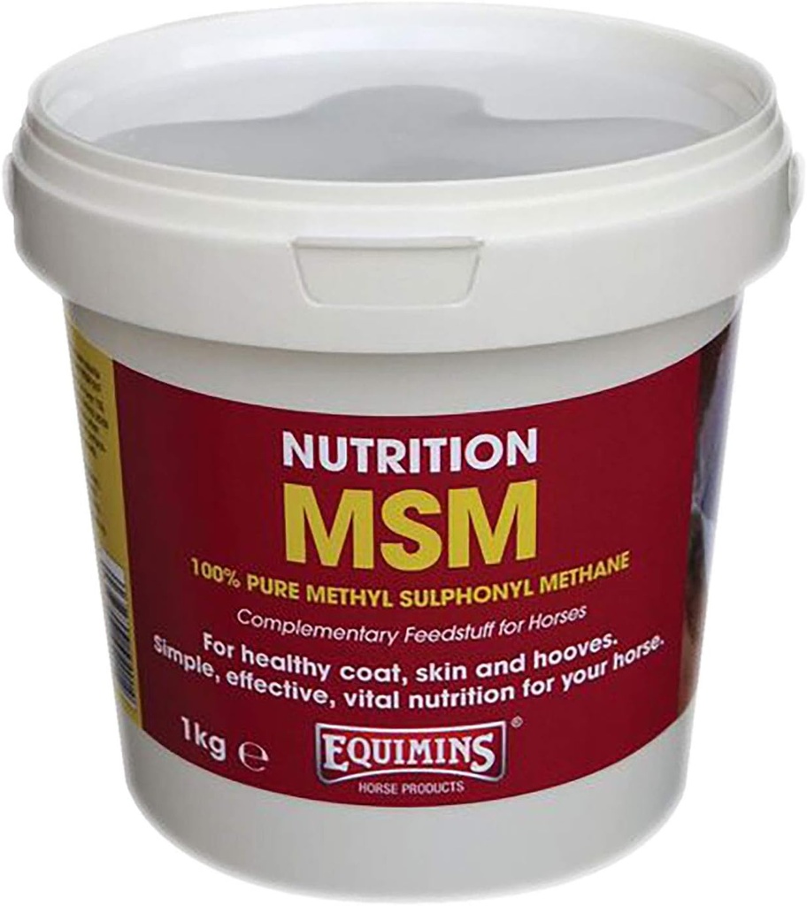MSM (Methylsulphonylmethane), Equimins, Pferdeernährung, Gelenke & Klang, 1,0kg