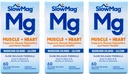 Slow-Mag Magnesium Chlorid mit Calcium, Tabletten, 60 Tabletten (Pack mit 3) Fxi&Ui