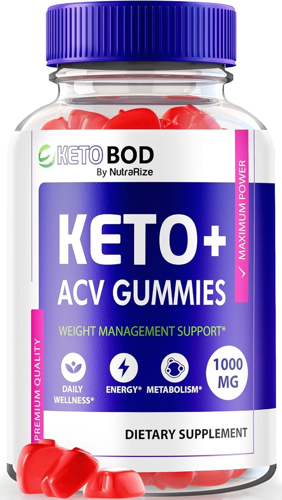 NutraRize KetoBod Keto ACV Gummies, Keto BOD Keto + ACV, Ketobodz Apple Cider Essig, KetobodACV 1000MG, Keto Body Plus ACV Gummy, Offizielle Ketobodketo Bewertungen (60 Gummies)
