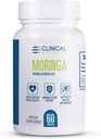 Effets cliniques Moringa Oleifera - 800mg Moringa Capsules Superfood Supplément - Supplément de soutien cardiaque, articulaire, énergétique et immunitaire - 60 Capsules