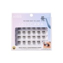 KISS Falscara Bricolage Extension de cils Wisps - Featherlight Synthétique Réutilisable Cils Artificiels Multipack de 24 Mini Clusters de Lash pour ce regard d'extension de cils