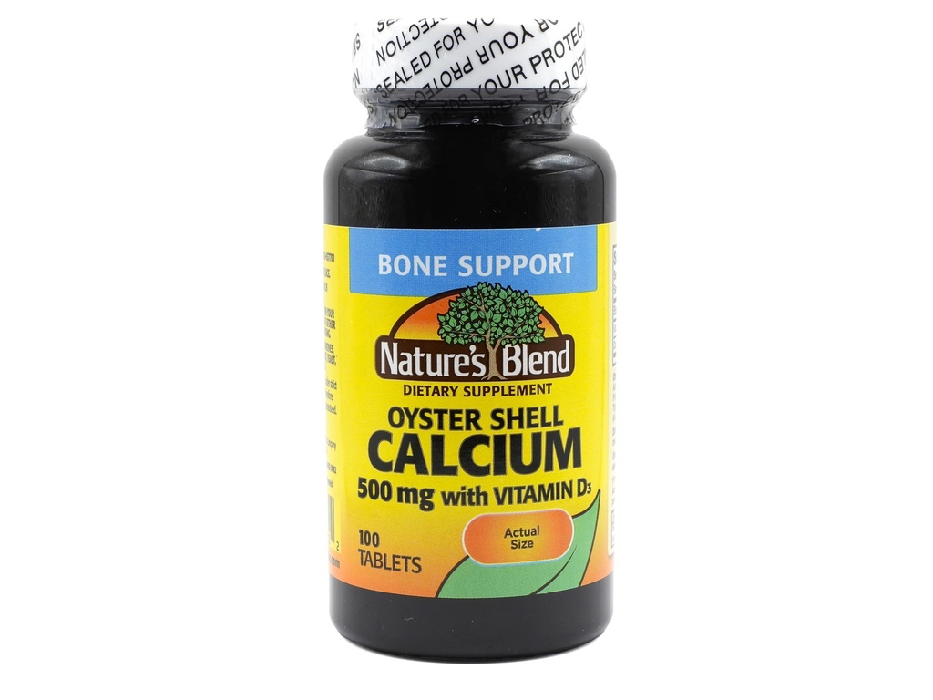 Oyster Shell Calcium mit D3 100 Tabs