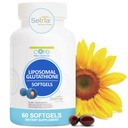 Core Med Science Liposomal Glutathione Supplement (500mg, 60 Softgels) - Reine reduzierte Setrien mit Phospholipid-Komplex - Antioxidante Ergänzung für Energie und Haut