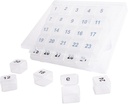 30 Tage Pille Organizer, Portable Pill Squeeze zu öffnen, Groß Einmal täglich für Reisen, Monat für Vitamine, Medizin, Nahrungsergänzungsmittel (Clear)