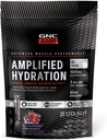 GNC AMP verstärkte Hydration Elektrolyt-Pulver-Getränk-Mischung | Enhanced Electrolyte & Healthy Digestion Complex | Acai Blueberry Pomegranate | 20 Count
