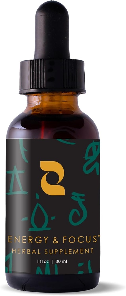 Redmint Energy & Focus Teinture d'herbes de supplément à base de plantes enraciné dans l'ancienne Sagesse de TCM.