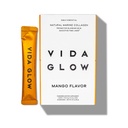 Vida Glow en poudre de collagène marin - Supplément anti-vieillissement avec des peptides de collagène, favorise la peau Glowing, ongles forts, cheveux sains