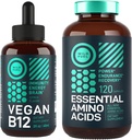 WILD FUEL Essential Amino Acid Supplement und Vegan Vitamin B12 Liquid Energy Bundle