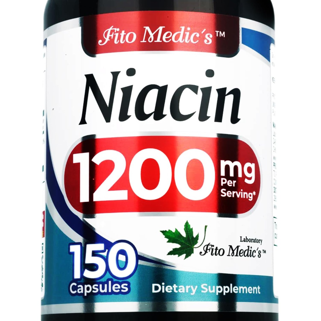Lab - Niacin - Vitamin b3-1200 mg pro Servierung, 150 Kapseln von - Vitamin b3 Niacin - Ultra hohe Absorption.