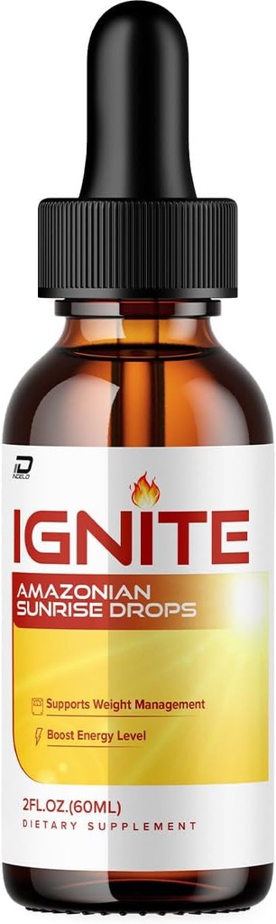 Ignite Amazonian Sunrise Drops - Ignite Sunrise Drops Liquid Supplement, Ignite Drops Advanced Daily Health Support Supplement, Ignite Drops Reviews (1 Pack - 1 Month Supply)