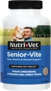 Nutri-Vet Senior-Vite Multivitamin, Hundeergänzungen, Immununterstützung, Pet Supplies, Vitamine für Hunde, Senior Essentials, Made in USA, Multivitamin für Haustiere, 120 Count
