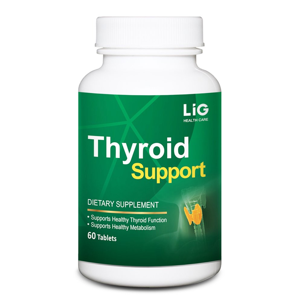 LIG Thyroïde Support-Supplément naturel pour la thyroïdite de Goiter & Hashimoto-Nivaux hormonaux de Ballance-Maintain Thyroïde Gland Fonction