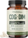 Calcium D-Glucarate mit DIM-Ergänzung für Estrogen Detox & Hormon Balance für Frauen & Männer | Detox & Cleanse, Hormonelle Akne, Menopause & CDG für Liver Support | Non-GMO, Third-Party getestet | 30ct